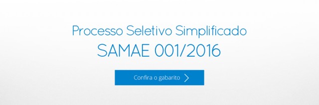 Gabarito do Processo Seletivo Simplificado 01/2016