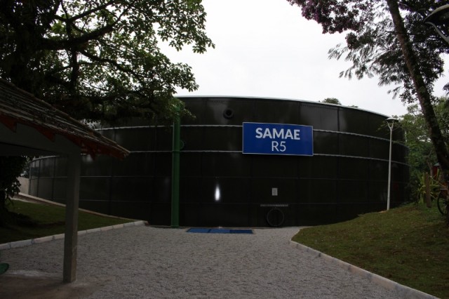 Samae Brusque inaugura reservatório de 6,5 milhões de litros